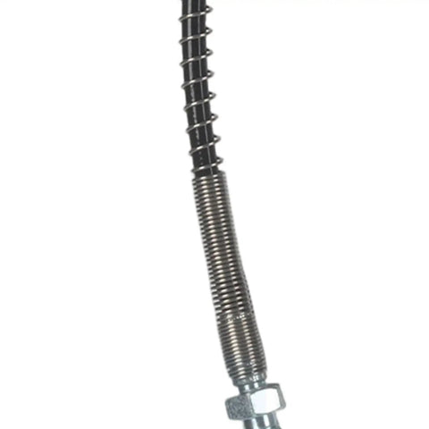 Heavy Duty Compressor Air Hose 4500 PSI Flexible Inflation Tube with steel brass connector and spring guard.