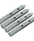 2-1/2 Inch Die Cast Pivot Bar, 4 Pack, Zinc Plated Window Hardware For Tilt Windows, Durable Replacement Pivot Bar, Heavy Duty Window Sash Hardware For Vinyl And Wood Frames, four metal bars