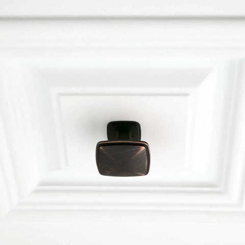 Ten Pack Oil Rubbed Bronze Cabinet Knobs Set For Cabinets And Drawers Square Single Hole Pulls For Dresser Cupboard Bedroom Closet And Bathroom Vanity Made From Solid Metal For Durable Easy Install Hardware The Best Bang For Your Buck