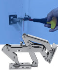 Installing 170 Degree Soft Close Cabinet Hinges With Adjustable Lazy Susan, heavy-duty concealed frameless hinges for corner cabinets