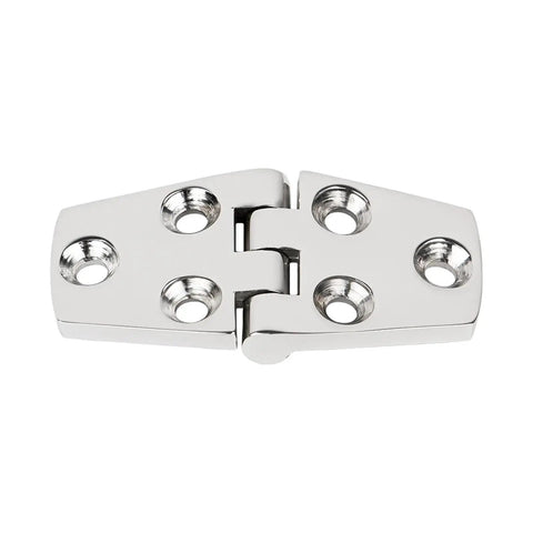 Six Hole 316 Stainless Steel Back Polished Casting Hinge For Boat Cabin Door And Flush Door Replacement 76x38mm