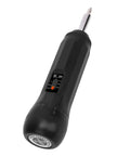 Jiawu Preset Torque Wrench 0.2-1.2Nm Precision Torsion Tool with S2 Bit, black, for accurate fastening in delicate electronics.