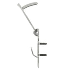 Side view of Claw 65 Lb Drywall Picture Hangers With Spot Markers No Studs Needed 3 Pack Heavy Duty Hangers For Mirrors And Large Art Room And Office Decor With Secure Mounting And Easy Setup showing steel claws and hooks.