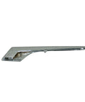Right Front Bumper Upper Fog Light Chrome Trim Molding Strip For Tesla Model X 2016 Through 2021, polished chrome finish.