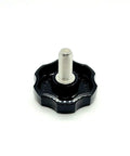 Top Shelf 516 24 Fine Thread Thumb Screw Bolts With Black Plastic Clamping Knob Cap And 304 Stainless Steel Shaft for manual adjustment