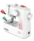 Mini Stubby Screwdriver Set With Magnetic Tips For Tight Spaces shown next to a sewing machine, highlighting use in small home repairs.