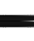 Double Sided M.2 NVMe Heatsink for 2280 SSDs Aluminum Cooler With Thermal Silicone Pad Fits PS5 and Desktop PC PCIe NVMe M.2 Drive Cooling Solution for Snappy Load Times Black, black finned aluminum