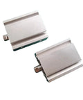 Space Saving Double Acting Pneumatic Actuator Cylinder Delivering Smooth Bidirectional Thrust And Narrow Wall Frame That Navigates Confined Joints Without Breaking A Sweat For Fast Automation Rigs And Dependable Workshop Gear At 20mm Stroke, showing two aluminum actuators.