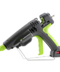 Heavy Duty 300 Watt Hot Glue Gun That Packs A Punch With Adjustable Temperature From 220 To 440 F Uses Full Size Seven Sixteenth Inch Sticks And Includes Three Nozzle Tips Built For Woodworking Construction And Delicate Foam Bonding PRO9700A with kickstand