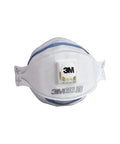 Aura Particulate Disposable Respirator 9211 With Cool Flow Valve front view, NIOSH approved N95 for smoke and dusty jobs