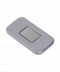 No Drill Magnetic Cabinet Door Catch With Adhesive Backing Stainless Steel Closure Magnet in rectangular shape