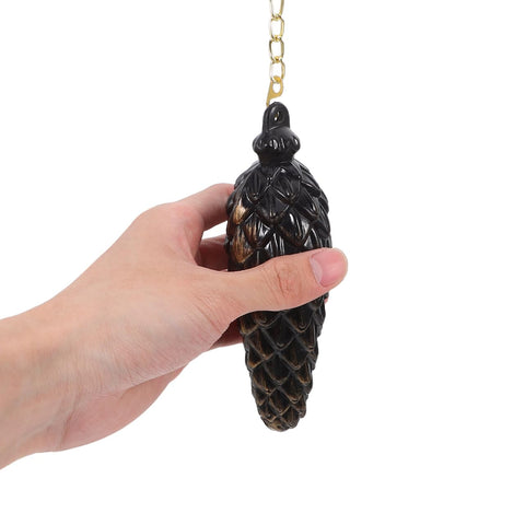 Two Pack Cuckoo Clock Decorative Weights With Chains For Mechanical Movement, Plastic Pendulum Kit For Home And Office Wall Art Decor, Vintage Charm Upgrade For Any Clock Display Easy Install