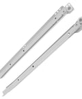 2 Pack 16 Inch Silent Bottom Mount Drawer Glides With Roller Detachable Drawer Slides For Household Cabinets And Keyboard Tray