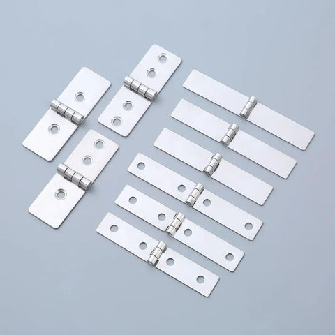 Badass Heavy Duty Folding Hinges 270 Degree Swing For Cabinet Doors And Electrical Boxes Gritty Cast Iron Build 6 Piece Pack