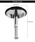 Resistant Brass Bathtubs Plugs 43mm for Homes, showcasing size dimensions 4cm diameter and 6cm height.