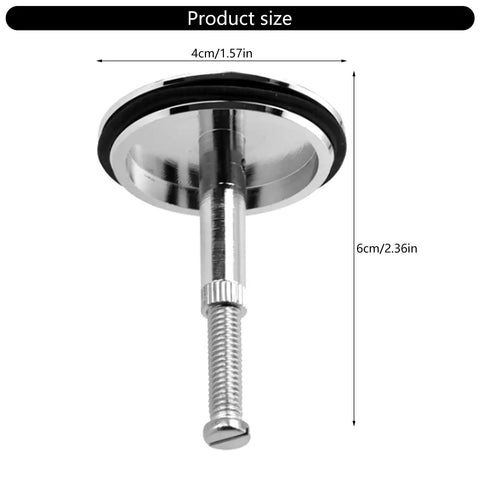 Resistant Brass Bathtubs Plugs 43mm for Homes, showcasing size dimensions 4cm diameter and 6cm height.