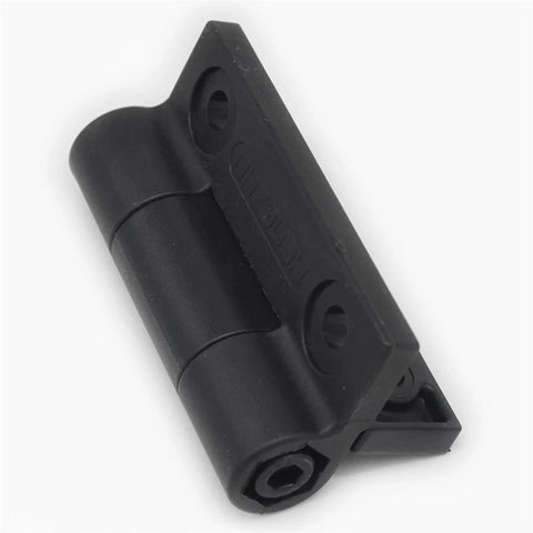 Plastic Black Torque Hinges For Doors With Damping, Beefy Durable And Easy Install Gate Hinge Replacement, 1 Piece, Smooth Close XK561