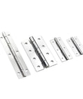 Stainless Steel Cabinet Door Butt Hinge 60mm 75mm 100mm 150mm Length 1 Piece XK44075 displayed on white background