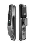 Automatic Smart Lock With App Control And Rapid 3D Fingerprint Scan For Pro Level Home Security Keyless Entry Gate, sleek touch keypad design.