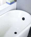 Oil Rubbed Bronze Brass Tub Drain Kit With Overflow for universal bathtub, single hole design, visible on bathtub
