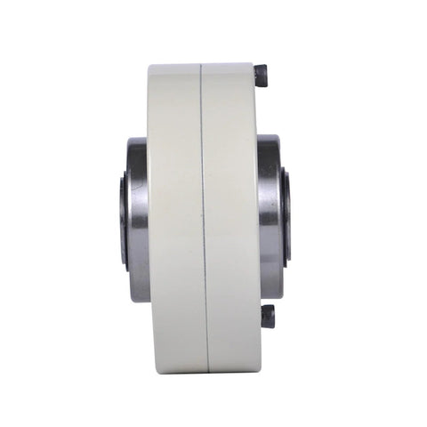 LVSEDTAL hollow thin magnetic powder brake, side view with white housing and metal endplates