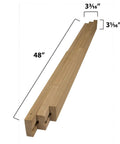 Premium Soft Maple Table Extension Slides Roll Slick As Silk For Dining Rooms Up To Ninety Six Inches 48 inch wooden glides