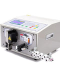Heavy Duty Dual Channel Wire Stripper And Cutter For 0.1 To 2.5 mm Cables, automated machine with digital controls.