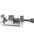 Beefy Heavy Duty Bench Vise For Milling And Grinding On CNC Machines, Precision Vise With Wide Jaw Opening, top view