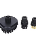 Three brush attachments for Powerful Handheld Steam Cleaner With 6 Gear Settings, 2500W High Temperature Steam Up To 266F