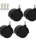 1.5 Inch Swivel Caster Wheels With Threaded Stem M8 X 13mm Nylon Wheel 360 Degree Rotation 40mm Diameter 100lb Load Capacity Pack Of 4 For Carts Cabinets Dollies And Tool Storage For Home And Industrial Use Easy Gliding On Various Surfaces