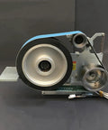 Heavy Duty 750W Brushless Belt Grinder A Real Garage Workhorse Built Tough In Rock Solid Steel Frame showcasing motor and belt design.