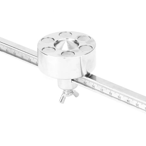 Stainless steel Heavy Duty Precision Roller Cutter With Scale Ruler And Magnetic Base For Easy Circle Cutting Up To 100 Cm Diameter