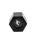 One Fourth Inch Self Releasing Router Collet Replacement RC025DW 2610906283 thickened design, close-up view of hexagonal end
