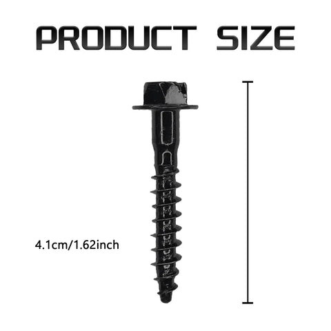 Heavy Duty Steel Air Filter Housing Screws For GM Chevy Dodge Jeep Fastener Bolts Hella Tough Rust Proof Auto Repair Kit With No Sweat Installation Always Works, 4.1cm screw size.