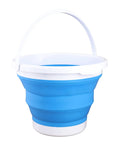 Collapsible 2.6-Gallon Camping Bucket, Lightweight Portable Water Carrier For Dishwashing, Cleaning And Gear Storage