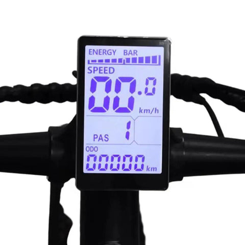 M5 Electric Bike LCD Display Meter For Mountain Ebikes And Scooters Ready For Any Ride 24V To 60V Adjustable Voltage 5Pin UART Panel Screen Replacement Ultra Thin Aluminum Frame Waterproof Handlebar Compatible