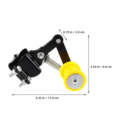 Dope Metal And Plastic Chain Tensioner Kit That Slaps Riders Hard With Roller Guide For Smooth Riding And Ultimate Safety On Any Ride, 11 cm