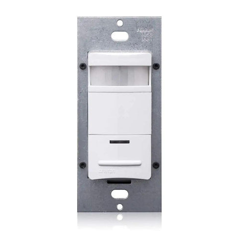 Decora 120 277 Volt Wall Switch Occupancy Sensor ODS10 IDE Black with 180 Degree Field of View and 2100 Square Feet Coverage