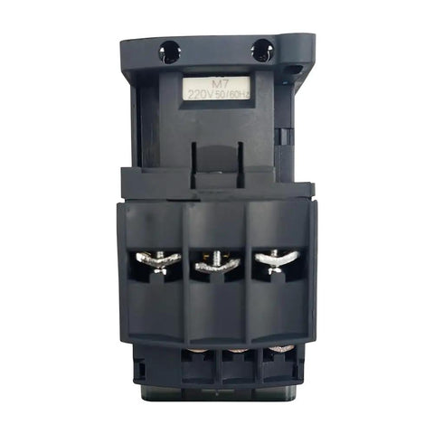 Front view of Three Phase AC Electric Magnetic Contactor 32A 220V Coil With Three Poles Three Normally Open Contacts for industrial use