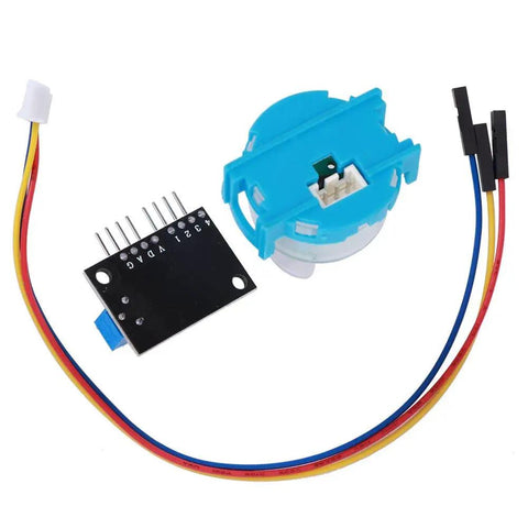 Pro Grade Wastewater Turbidity Sensor For On Site Water Quality Monitoring Easy To Use Turbidity Module With Real Time Detection Industrial Grade Accuracy Early Warning For Environmental Control And Process Safety, blue plastic sensor module with wires