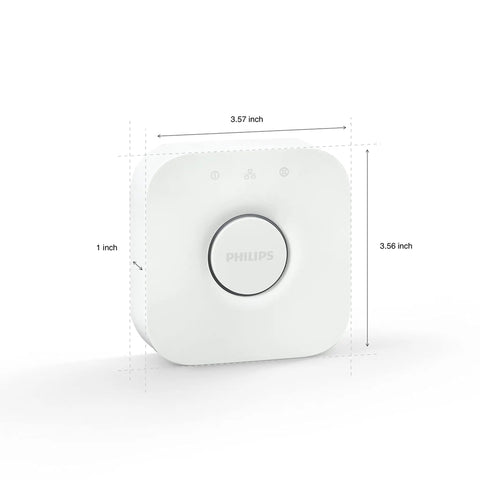 Hue Bridge Smart Lighting Hub For Hue System Unlock Full Automations Multi Room Control Zones Remote Access Zigbee Secure Matter