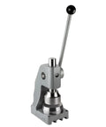 Premium Benchtop Arbor Press Featuring Smooth Manual Lever Operation, 1 Ton, cast iron for riveting and metal fabrication.
