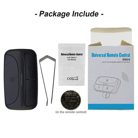 Smart Universal Garage Door Remote Compatible With Chamberlain, Linear, Stanley, Wayne Dalton, Craftsman And More Openers With Learn Button Or DIP Switch For Quick Setup And Reliable Long Range
