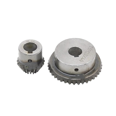 Gear Pinion Hardware For Transmission 8mm Shaft 1.5 Module 1 To 2 Ratio Gear With Keyway 15 30 Teeth And 20 40 Teeth 45 Steel Bore High Torque Low Noise Durable Mechanical Gear