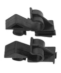 Parcel Shelf Clip Rear Mount Holder Trim Clip ABS OEM Replacement 71719952 71719953 black clips pair top view