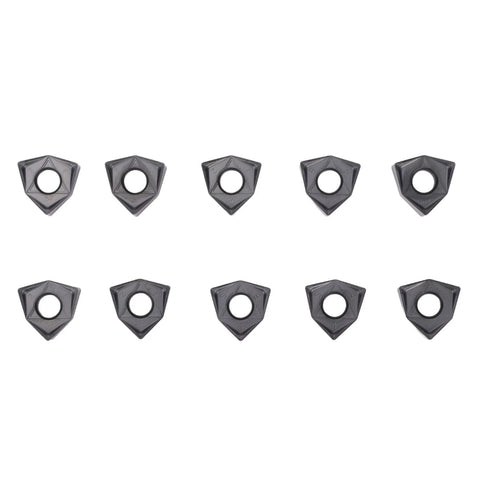 Baxnore 10-pack black-coated carbide turning inserts for CNC lathe milling tools