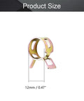 Spring band hose clamp 12mm inner diameter from 100 Piece Spring Band Hose Clamps Set 12mm Inner Diameter 14.3mm Max Open Low Pressure Air Clip Fasteners Assortment for Plumbing Automotive and Mechanical Projects