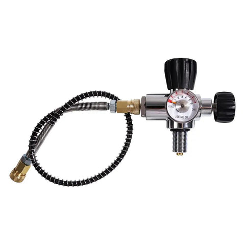 Carbon Fiber Air Tank 4.7L 4500 PSI with PCP filling regulator valve for PCP air rifles scuba gear M18x1.5-6H thread
