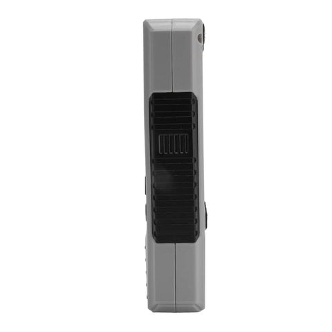 Badafaci Wall Scanner side view showing sleek design, gray casing, ideal for wood metal live wire detection.