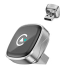 Acura RDX Wireless Adapter 2019 2022 With Built In Heat Dissipation For Stable Media Streaming On Long Drives And Dashboard Clutter Reduction Quick Auto Recognition In 3 To 5 Seconds For Seamless Daily Commute. silver compact USB dongle